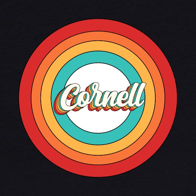 Cornell Name Shirt Vintage Cornell Circle by Nikkyta